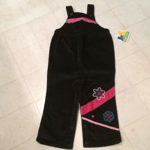 Sesame Street*HP* girls  corduroy bib pant Size 3T